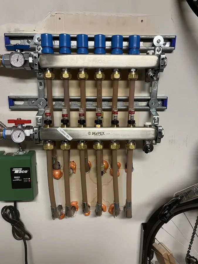 Plumber performing Leak Detection at a residential property in Flat Rock